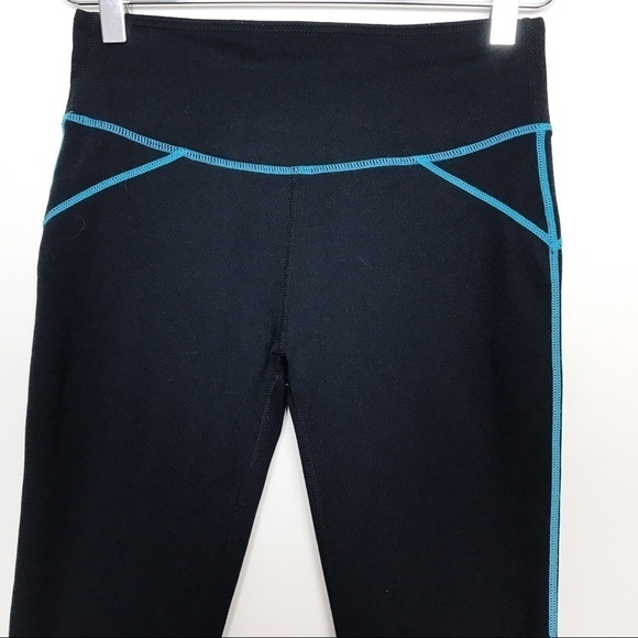 Fabletics Lima Capri Style 393080-47 Black Blue XS - Picture 4 of 8